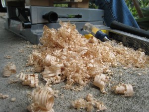 The shavings turned out to be quite large and sturdy